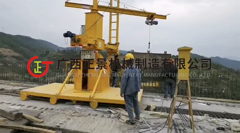 橋梁防撞墻模板施工臺(tái)車