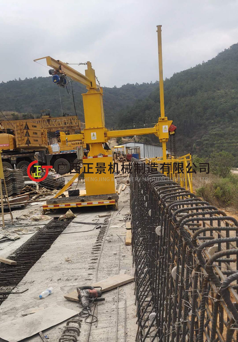 橋梁防撞墻模板施工臺(tái)車