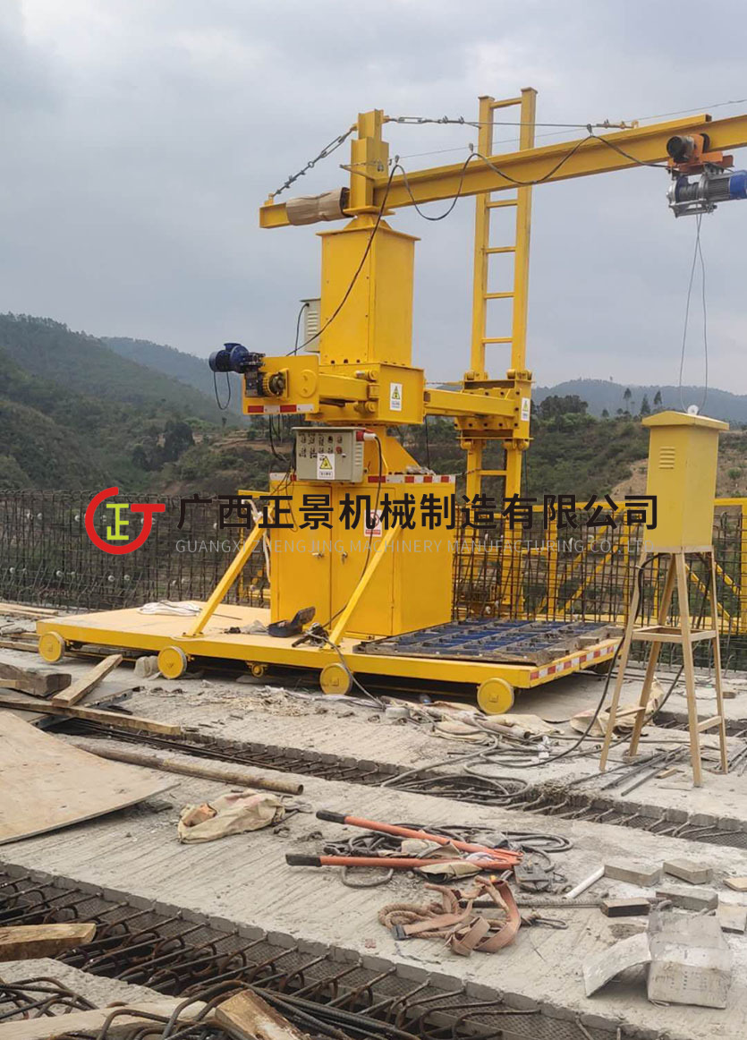橋梁防撞墻模板施工臺(tái)車
