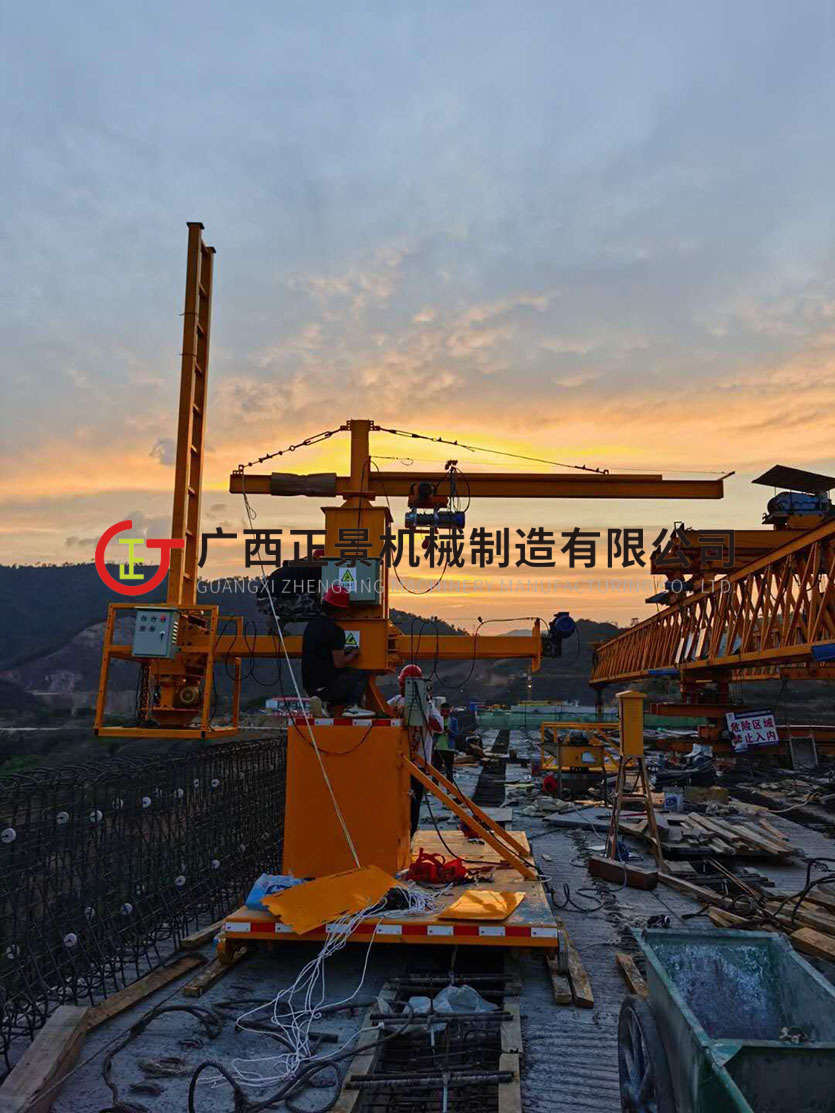 橋梁防撞墻模板施工臺(tái)車