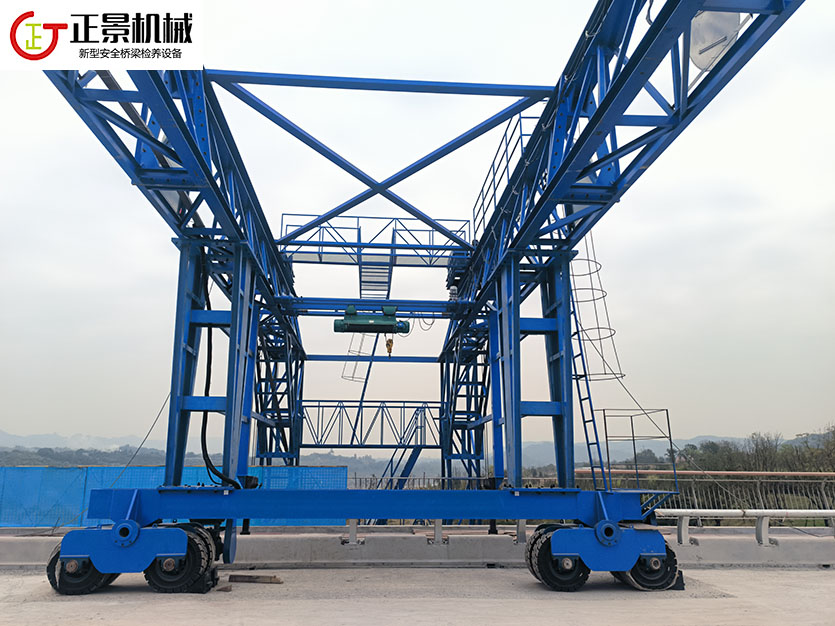 橋梁側(cè)面施工臺(tái)車(chē)